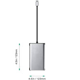 12 in 1 HDMI x2 + USB3.0 + USB2.0 + PD Charging + VGA + RJ45 + 3.5mm Jack + TF/SD x2 Type-C / USB-C HUB Docking Station